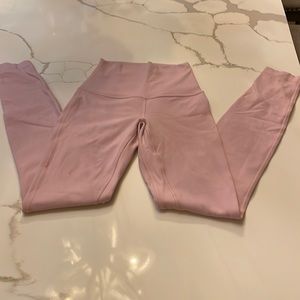 Lululemon 28’ align leggings (pink peony)